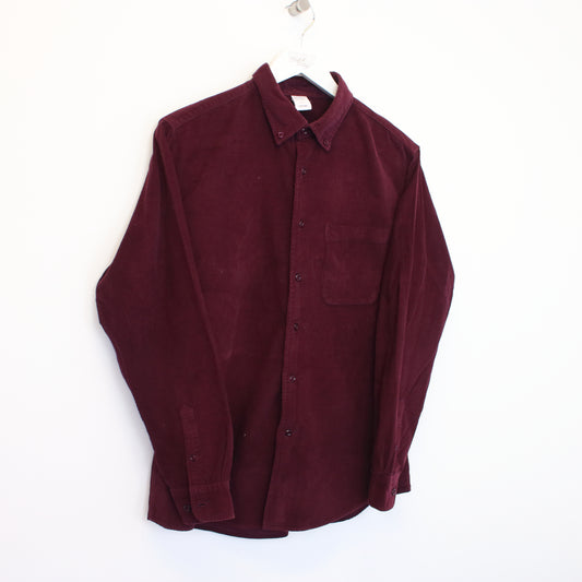 Vintage Unbranded chord shirt in Burgundy. Best fits L