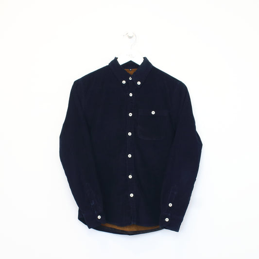 Vintage Unbranded chord shirt in navy. Best fits XS