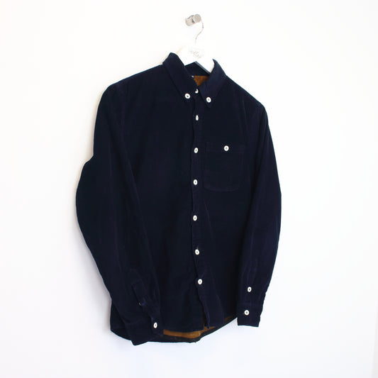 Vintage Unbranded chord shirt in navy. Best fits XS