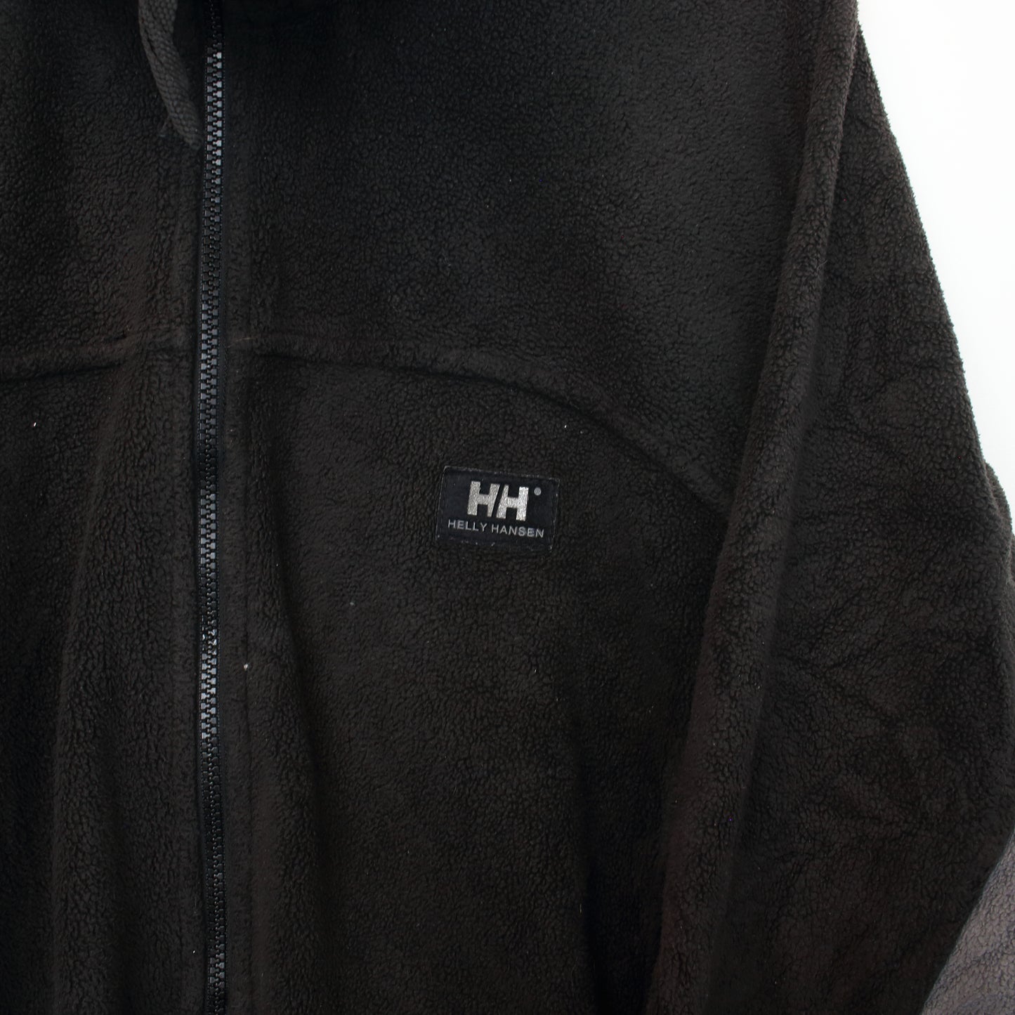 Vintage Helly Hansen full zip fleece in brown and grey. Best fits L