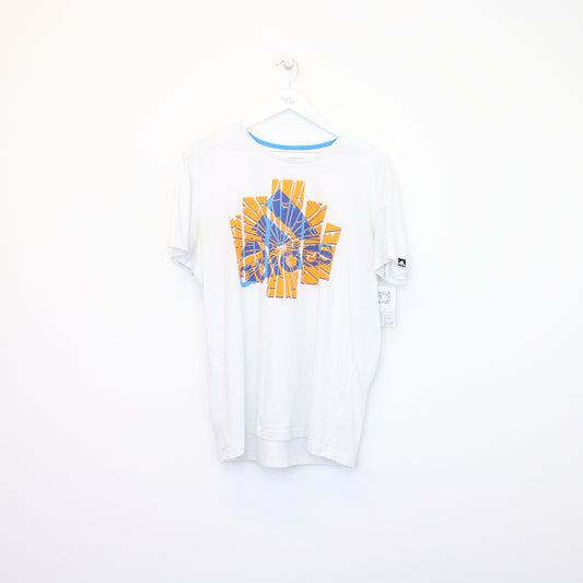 Vintage Adidas big logo t-shirt in white. Best fits L