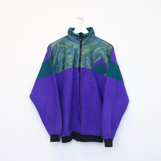 Vintage Young Fashion fleece in purple. Best fits L