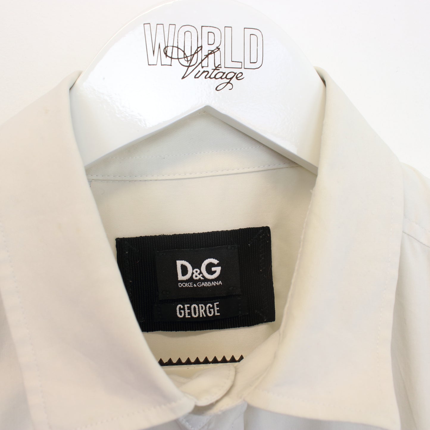 Vintage Dolce & Gabbana shirt in white. Best fits L