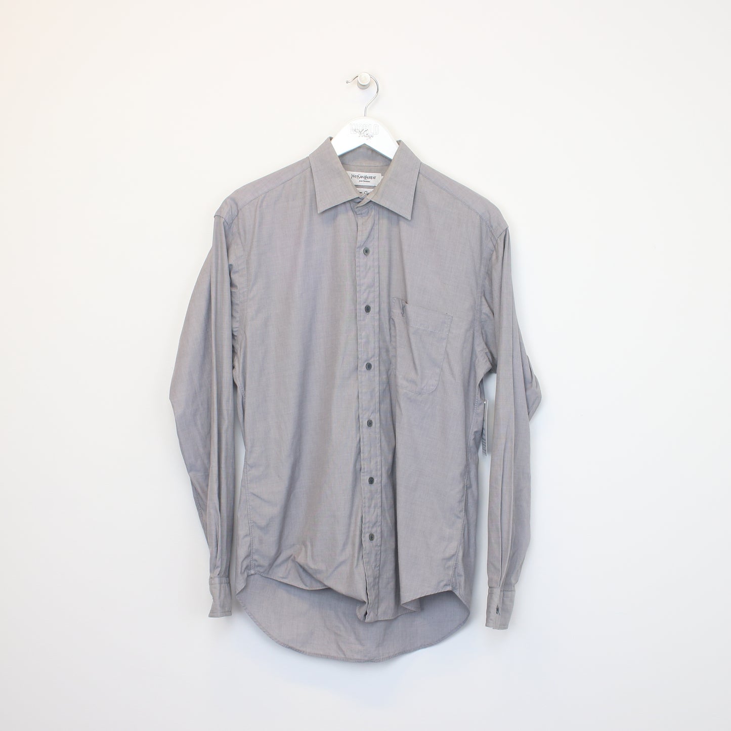 Vintage YSL shirt in grey. Best fits M