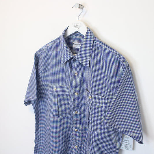 Vintage Christian Dior shirt in blue. Best fits L