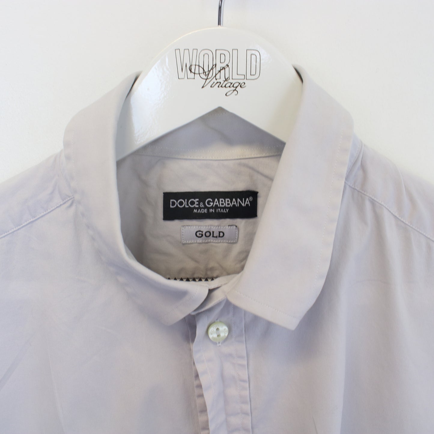 Vintage Dolce & Gabbana shirt in grey. Best fits M