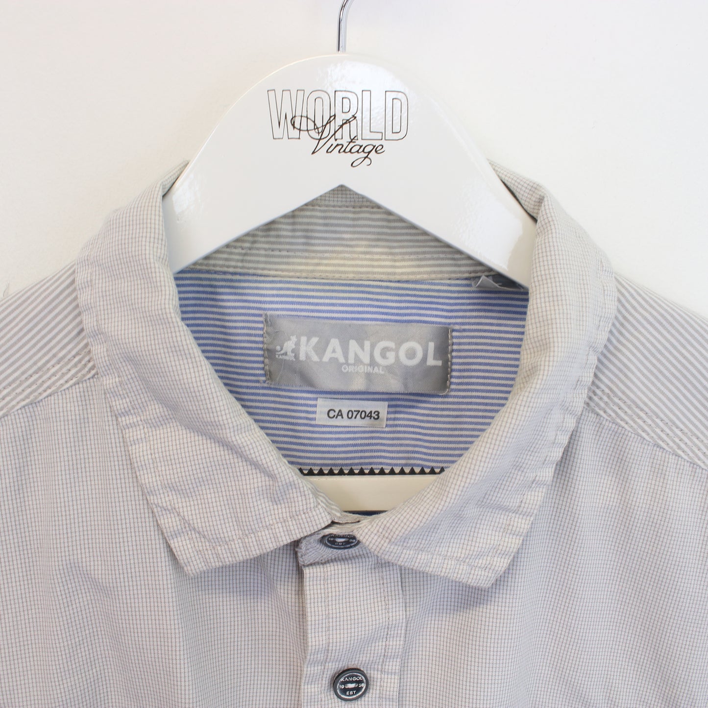 Vintage Kangol shirt in grey. Best fits M