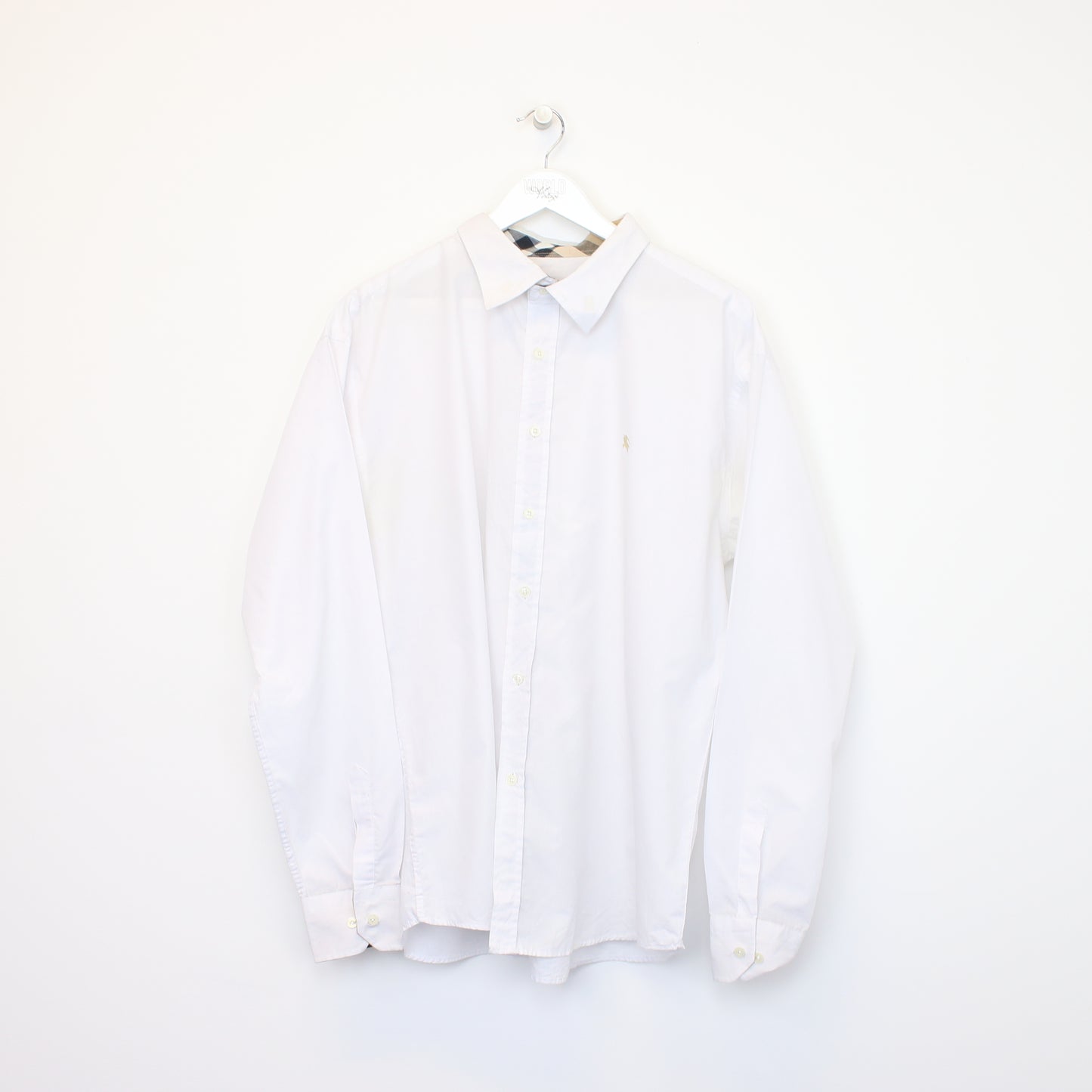 Vintage Burberry shirt in white. Best fits XL