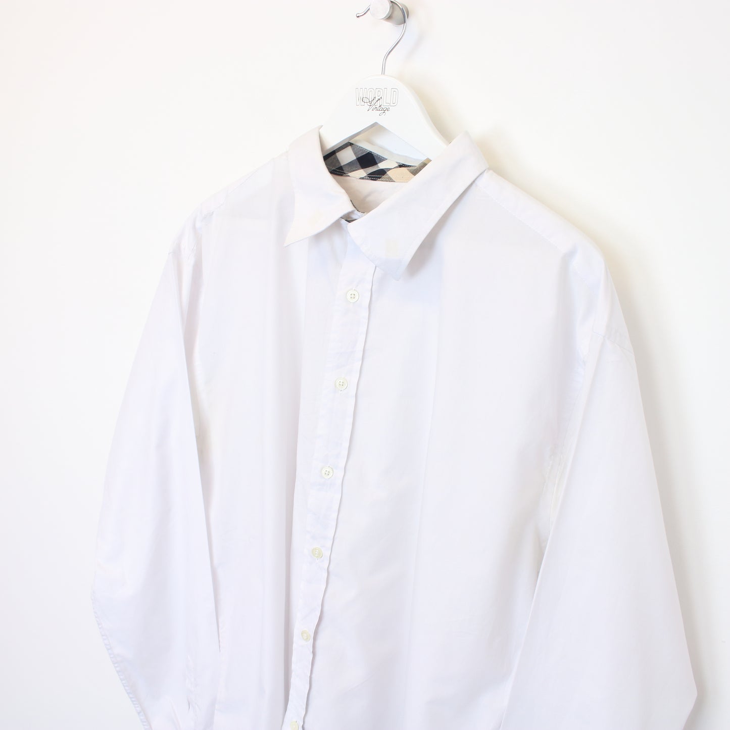 Vintage Burberry shirt in white. Best fits XL