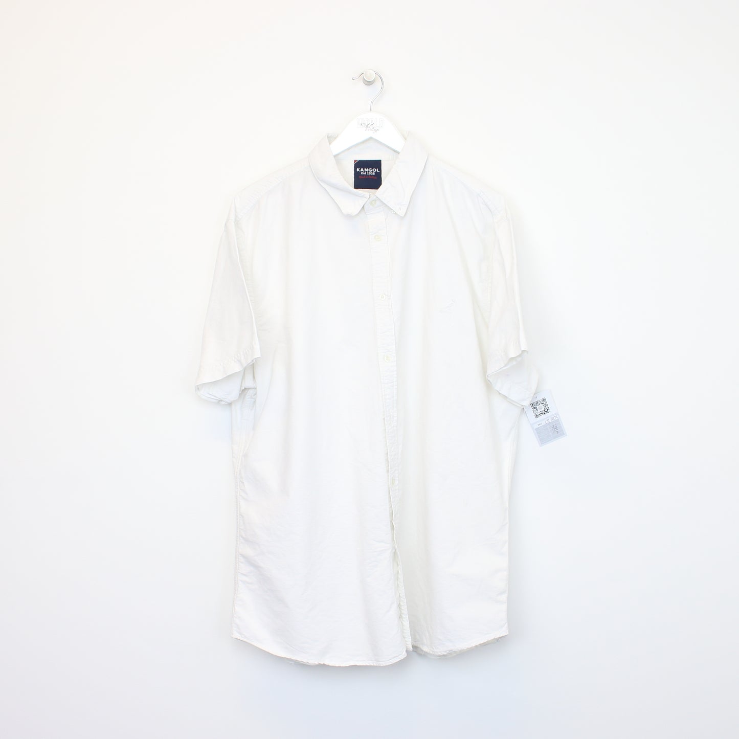 Vintage Kangol shirt in white. Best fits XL