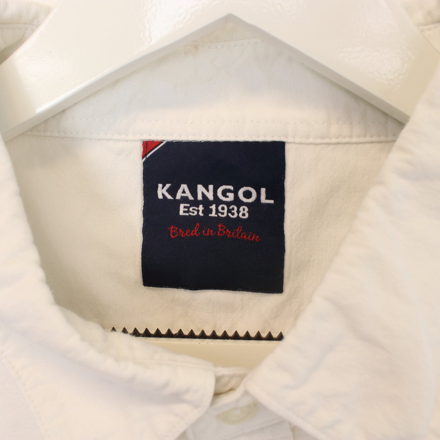 Vintage Kangol shirt in white. Best fits XL