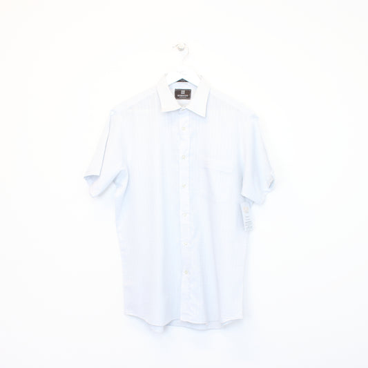 Vintage Givenchy checked shirt in white. Best fits L