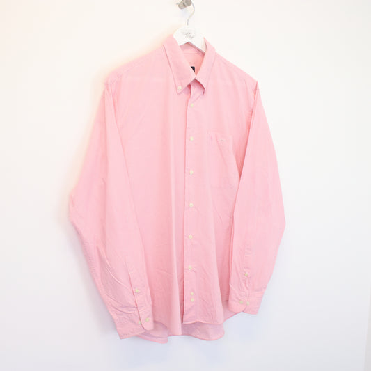 Vintage Burberry checked shirt in pink and white. Best fits L