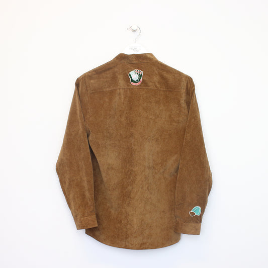 Vintage Unbranded corduroy shirt in brown. Best fits L