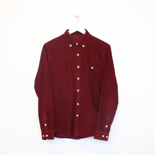 Vintage unbranded corduroy shirt in red. Best fits S