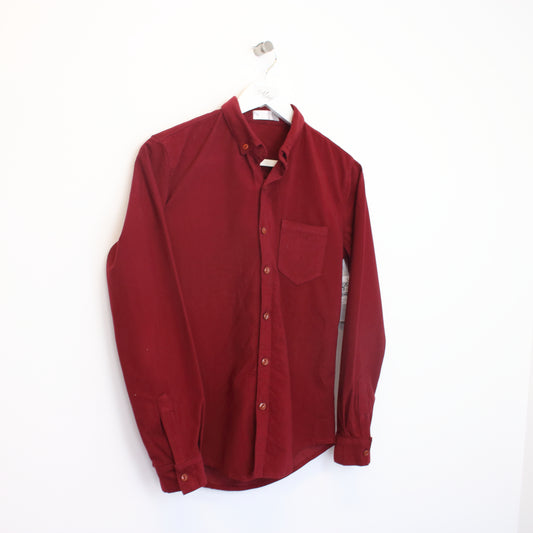 Vintage unbranded corduroy shirt in red. Best fits S