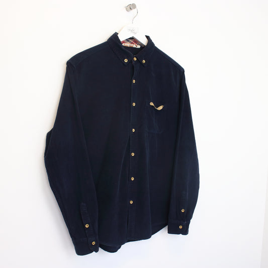 Vintage Tichilanz corduroy shirt in blue. Best fits L