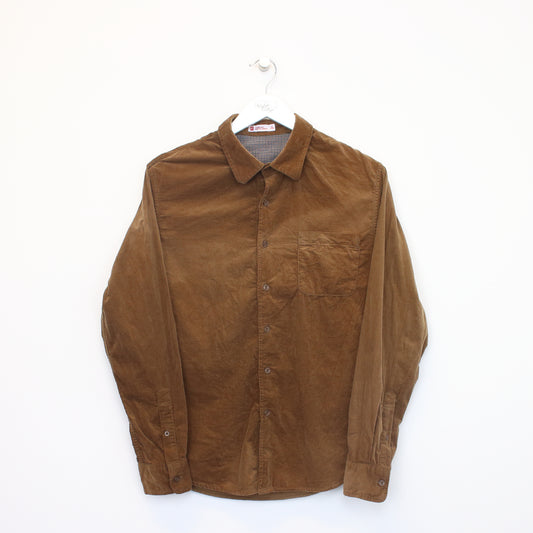 Vintage Unbranded corduroy shirt in brown. Best fits M