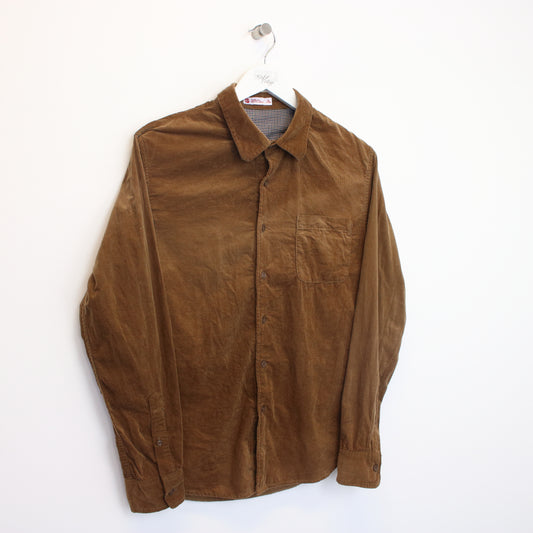 Vintage Unbranded corduroy shirt in brown. Best fits M