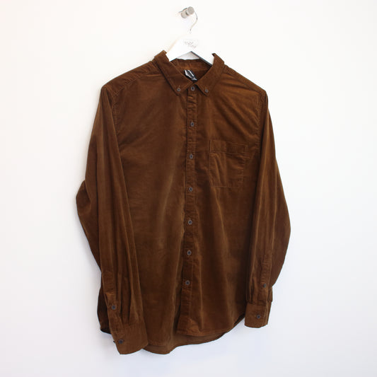 Vintage Jeanswest corduroy shirt in brown. Best fits XL