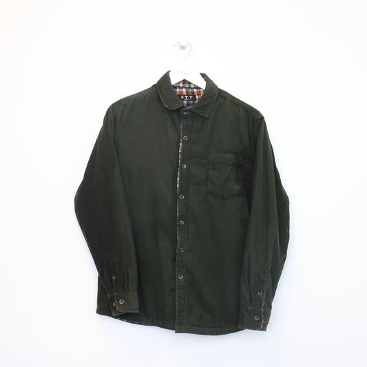 Vintage ZTT corduroy shirt in green. Best fits M