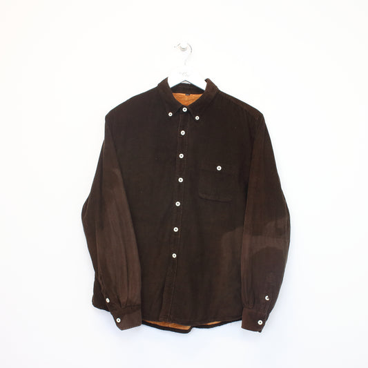 Vintage Unbranded corduroy shirt in brown. Best fits M