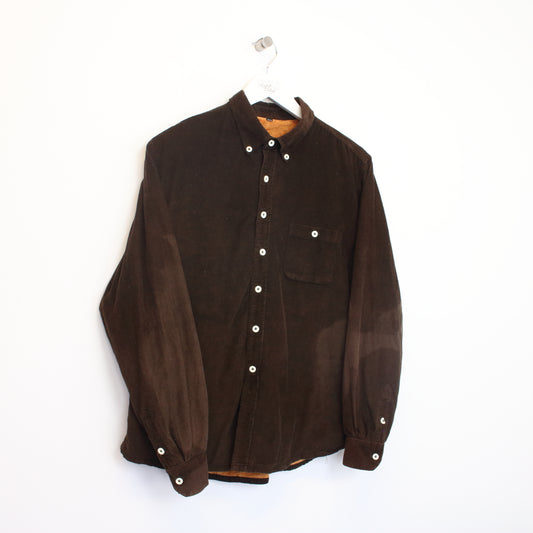 Vintage Unbranded corduroy shirt in brown. Best fits M