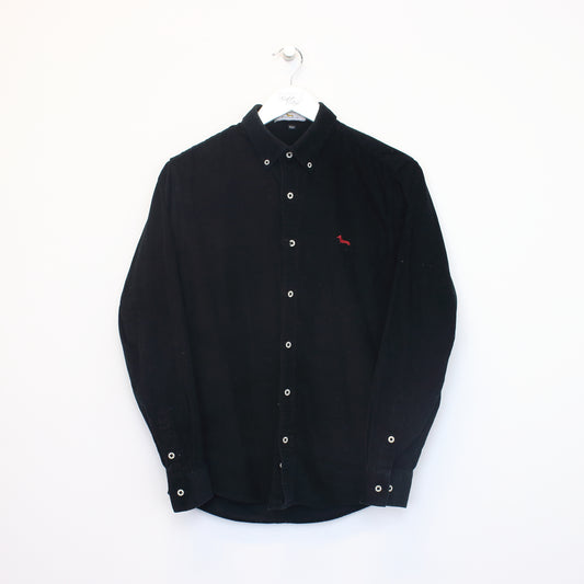 Vintage Hilnan & Bellne corduroy shirt in  black. Best fits XS