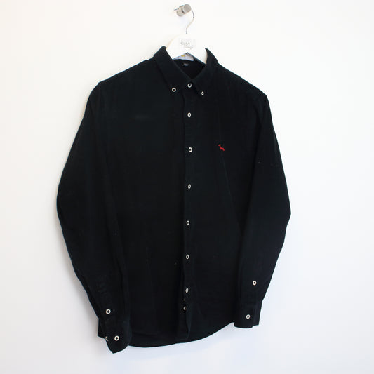 Vintage Hilnan & Bellne corduroy shirt in  black. Best fits XS