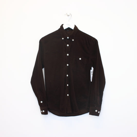 Vintage Unbranded corduroy shirt in brown. Best fits XS