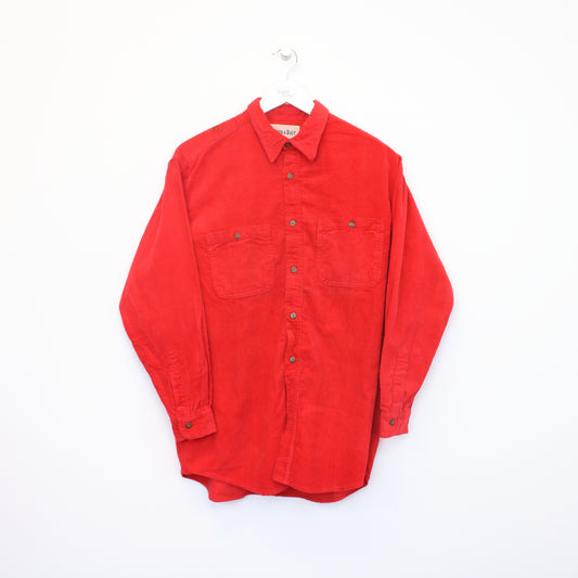 Vintage Benson & Barr corduroy shirt in red. Best fits L