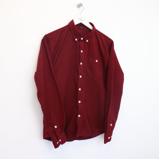 Vintage Unbranded corduroy shirt in red. Best fits M