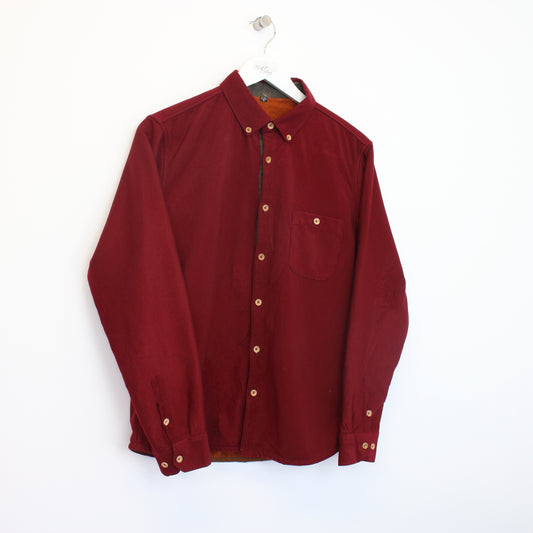 Vintage Unbranded corduroy shirt in red. Best fits M