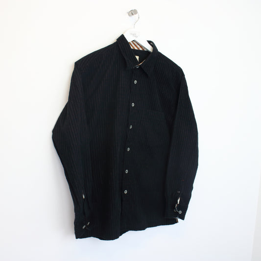 Vintage Unbranded corduroy shirt in black. Best fits M