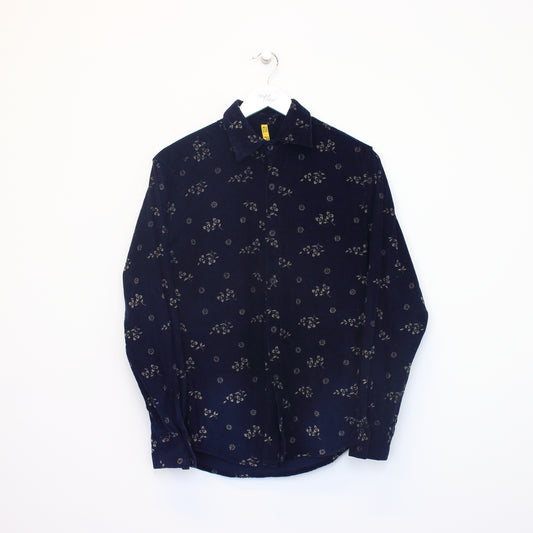 Vintage Unbranded corduroy shirt in navy. Best fits S