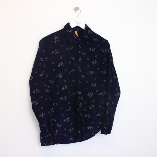 Vintage Unbranded corduroy shirt in navy. Best fits S