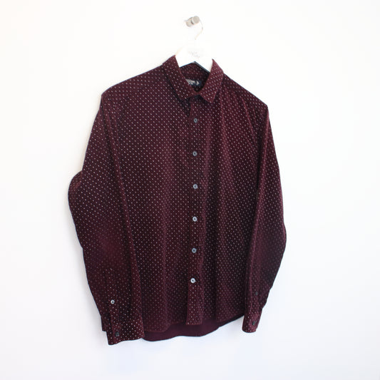 Vintage G2000 corduroy shirt in burgundy. Best fits M