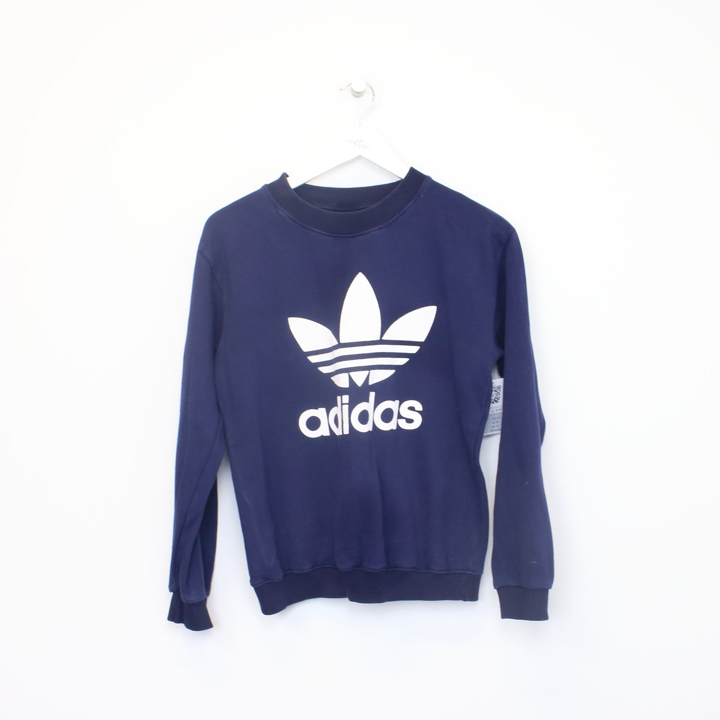 Vintage Adidas sweatshirt in navy. Best fits M