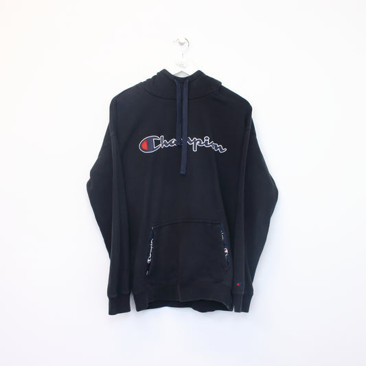 Vintage Champion Hoodie in black. Best fits M