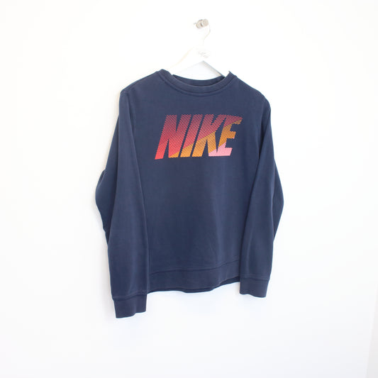 Vintage Nike spell out sweatshirt in blue. Best fits XS