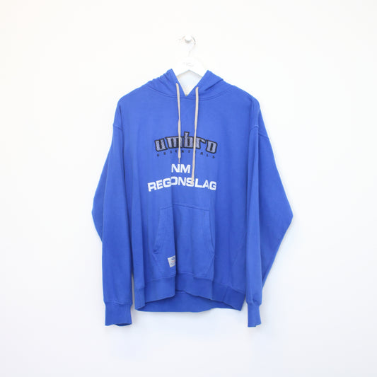 Vintage Umbro hoodie in blue. Best fits L