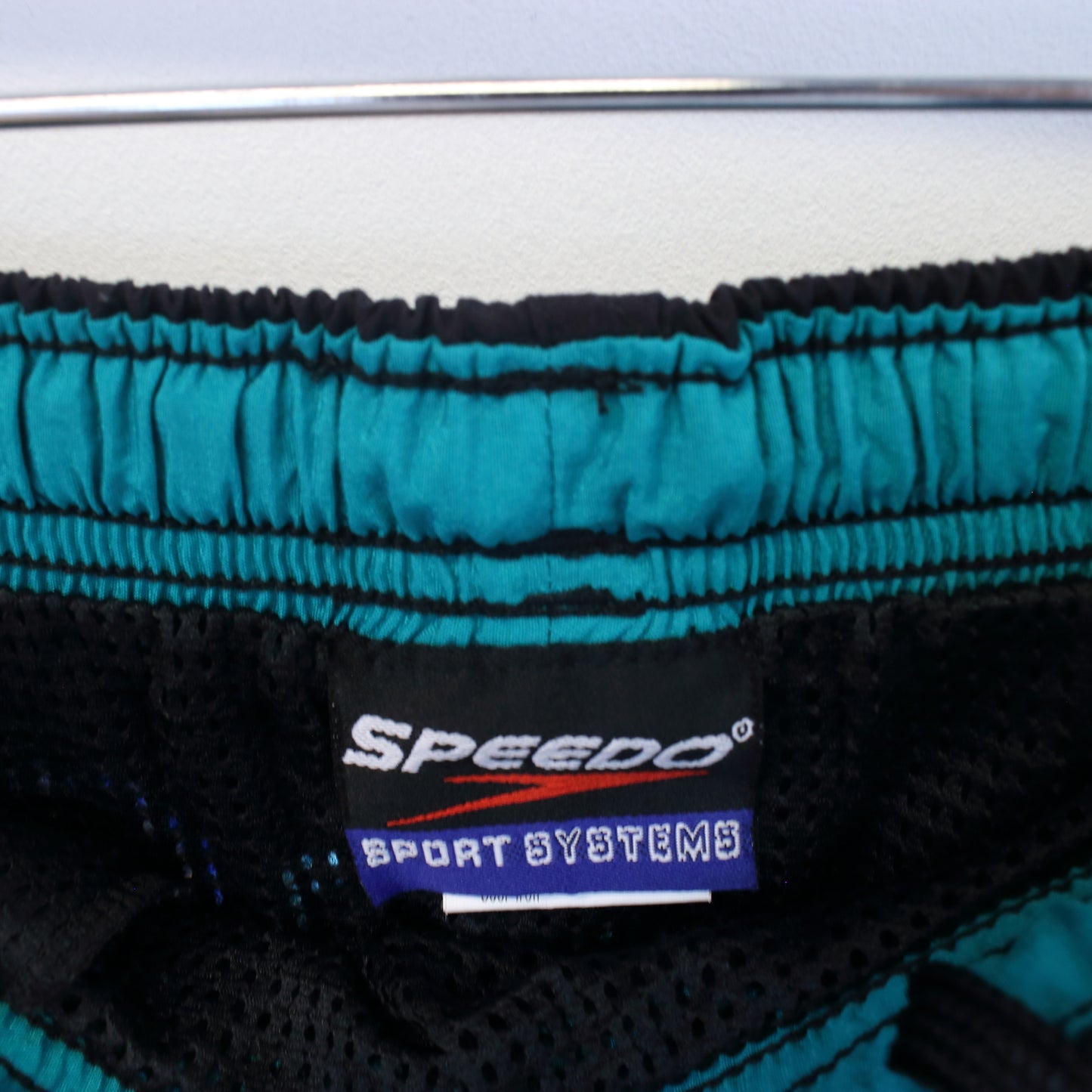 Vintage Speedo shorts in black. Best fits M