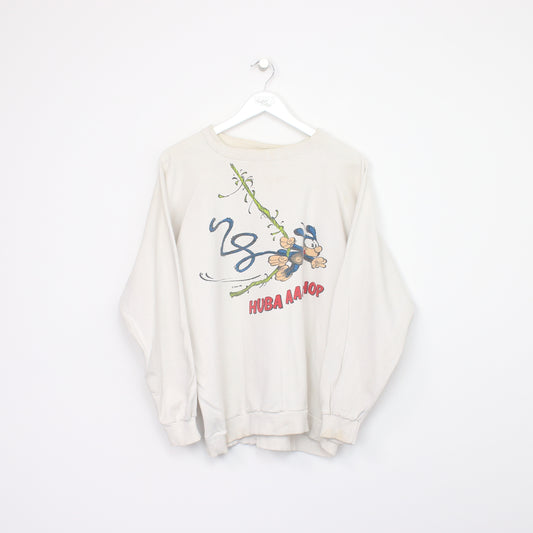 Vintage Unbranded sweatshirt in white. Best fits L