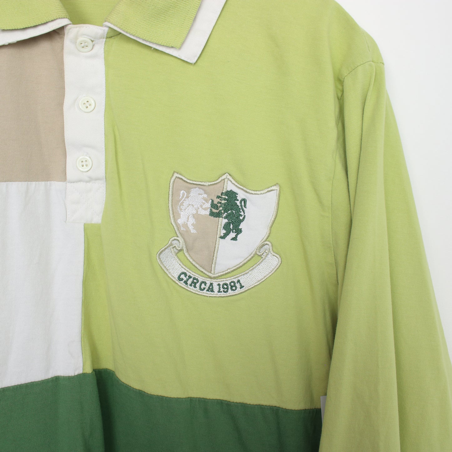 Vintage New Look polo shirt in green. Best fits M