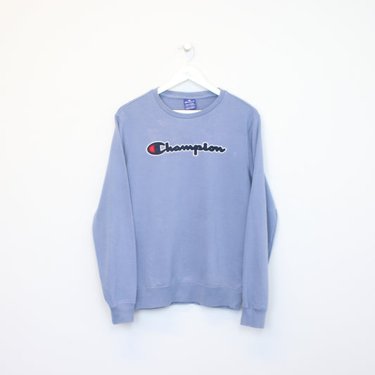 Vintage kids Champion sweatshirt in blue. Best fits XXL