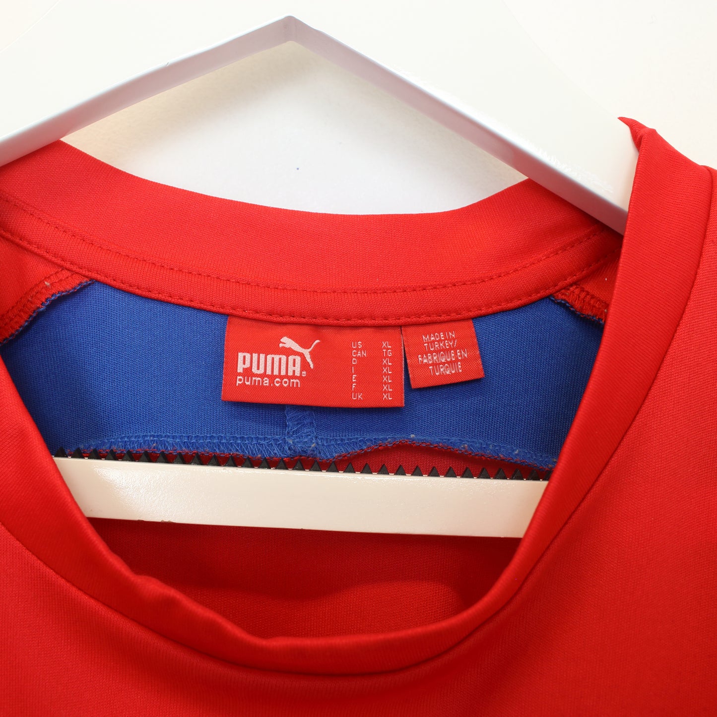 Vintage Puma Amateur team football shirt in red. Best fits XL