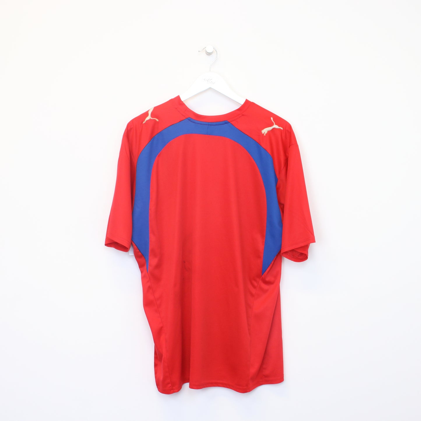 Vintage Puma Amateur team football shirt in red. Best fits XL