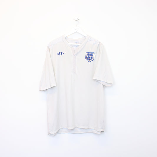 Vintage Umbro England 2011/12 Home football shirt in white Best fits XXL
