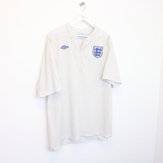 Vintage Umbro England 2011/12 Home football shirt in white Best fits XXL