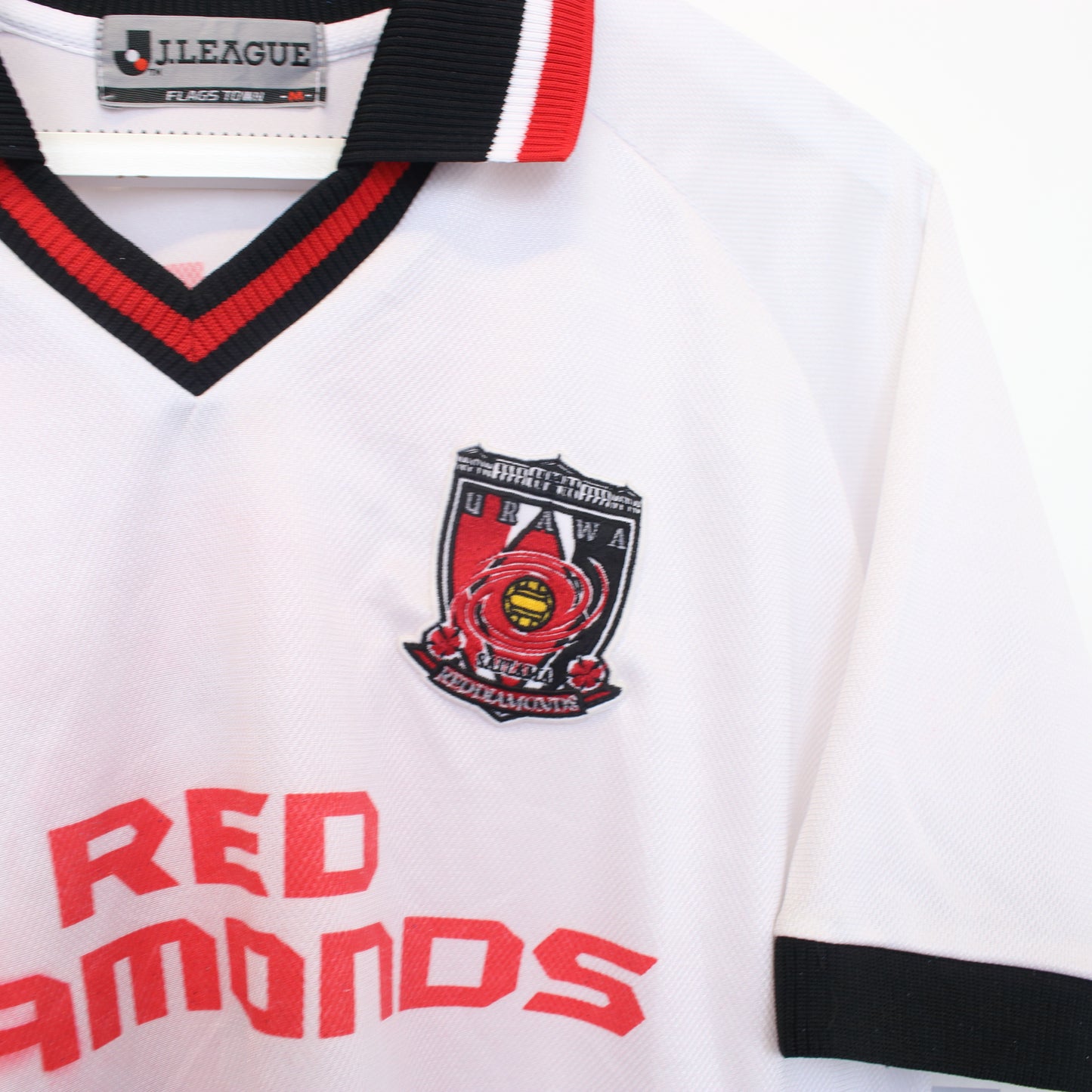 Vintage Red Diamonds bootleg football shirt in white. Best fits M